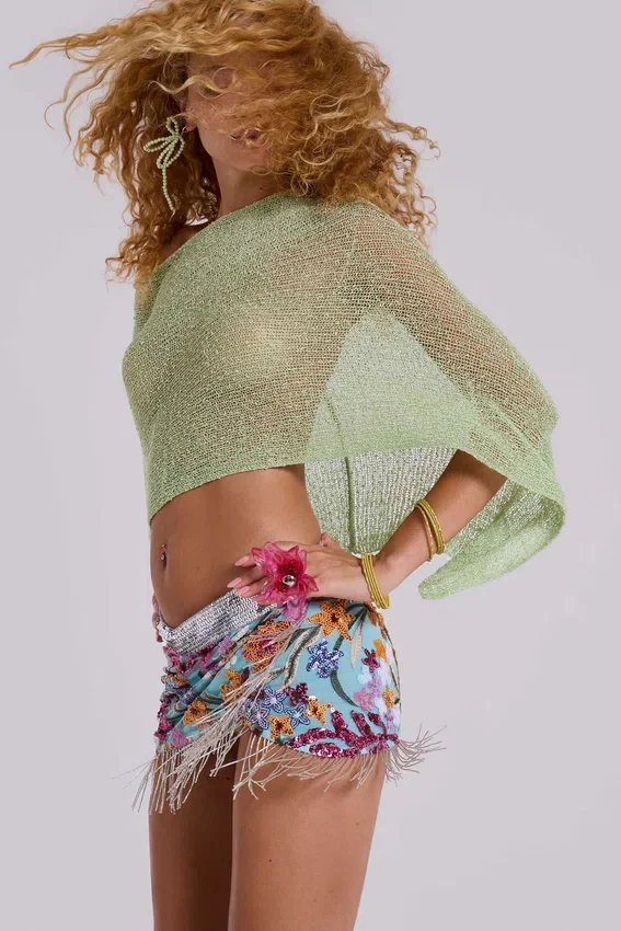 Infinity Multiway Cape in Kiwi