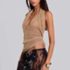 Infinity Multiway Knit Cape in Sand