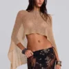 Infinity Multiway Knit Cape in Sand