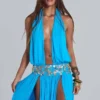 Irvin Hand Embellished Backless Maxi Dress