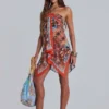 Ixia Chiffon Bandana Scarf Dress