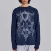 Kasper Digi Waffle Navy T-Shirt