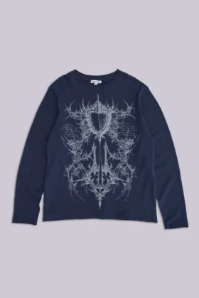 Kasper Digi Waffle Navy T-Shirt