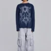 Kasper Digi Waffle Navy T-Shirt