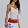 Kickoff Lace Cami Top
