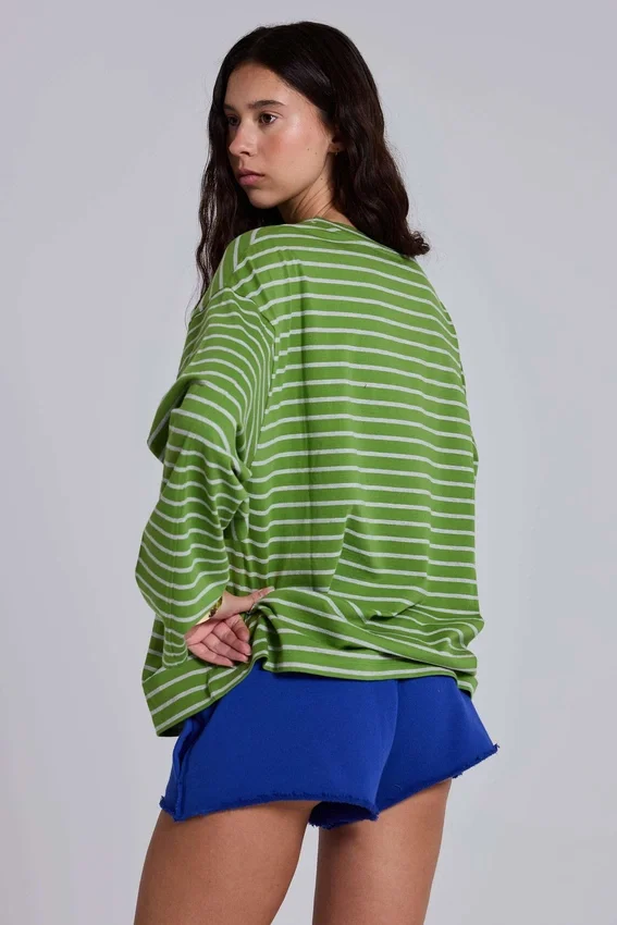 Klyne Stripe Long Sleeve Top