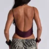 Lavinia Backless Fringe Top