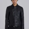 Leather Military Jacket