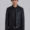 Leather Military Jacket