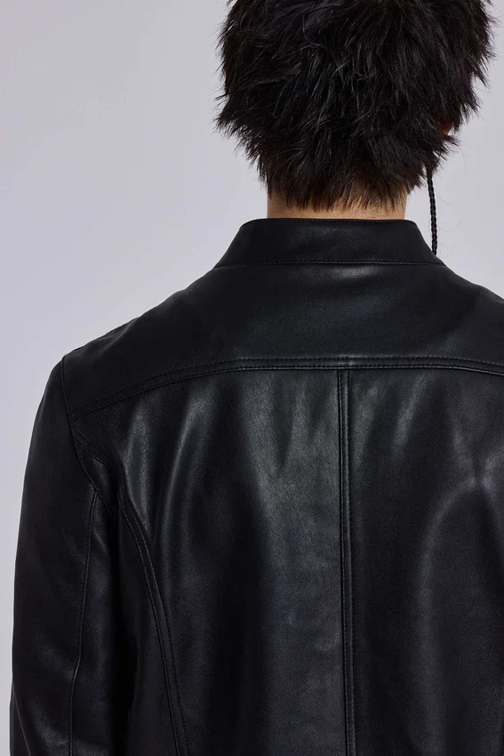 Leather Military Jacket