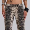 Leona Bootcut Cooper Jeans in Tiger