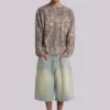 Light Wash Jumbo Jorts