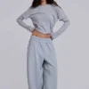 Line Double Layer Long Sleeve Top