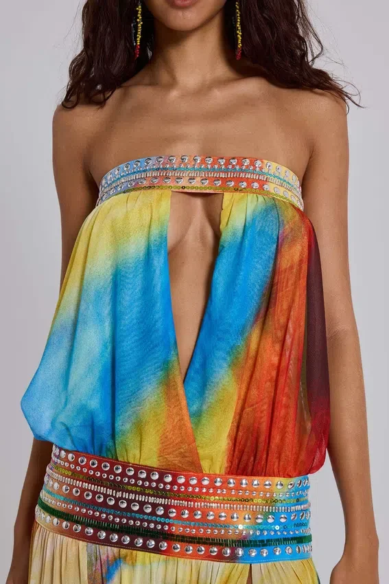 Livia Bandeau Maxi Dress