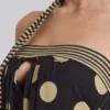 Lola Strapless Mini Dress in Polkadot Stripe