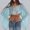 Lunet Studded Cape Top