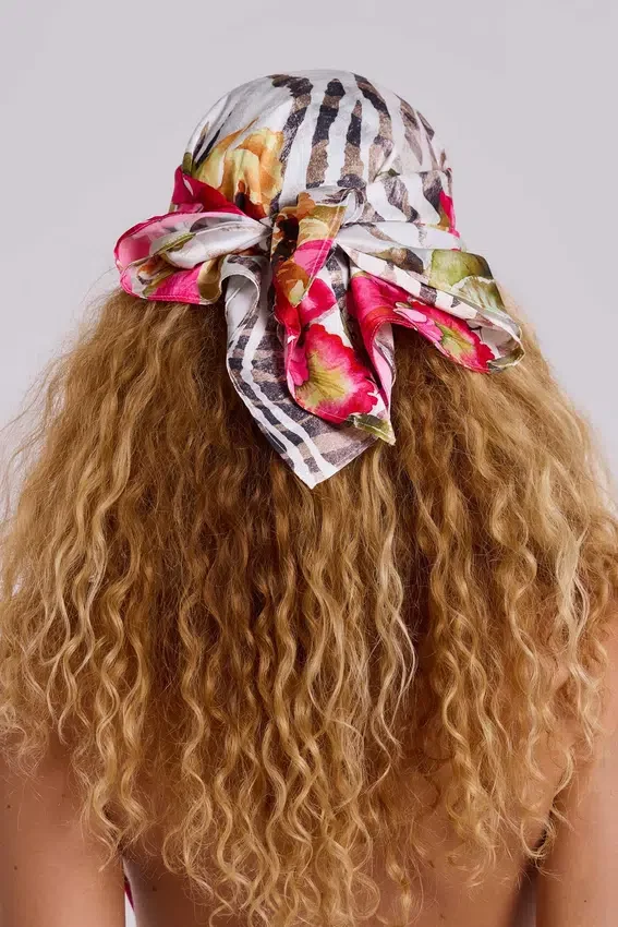 Mae Satin Multiway Bandana Scarf