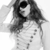 Majorette Oversized Round Sunglasses in Black