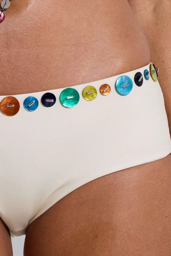 Mavie Button Mini Shorts