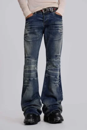 Mid Blue Drift Bootcut Jeans
