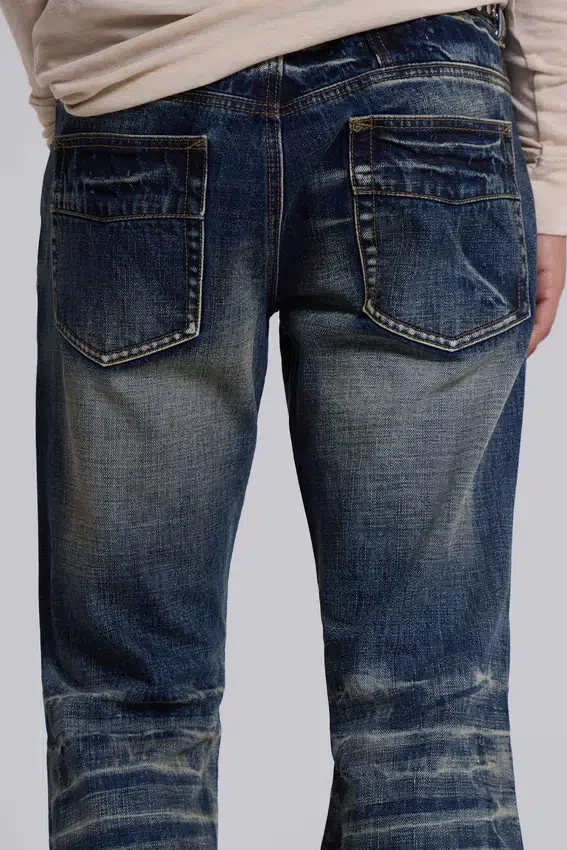 Mid Blue Drift Bootcut Jeans
