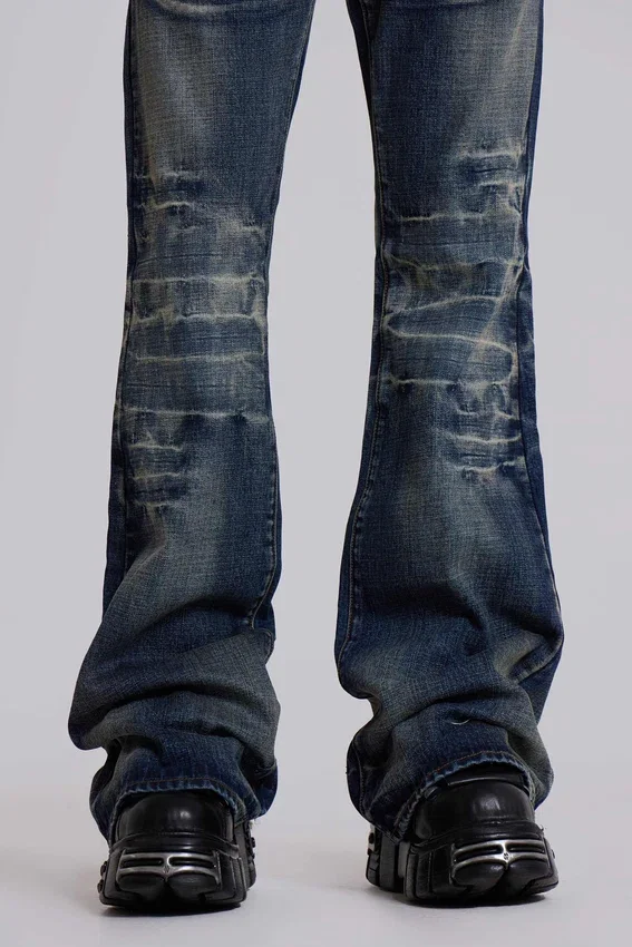 Mid Blue Drift Bootcut Jeans