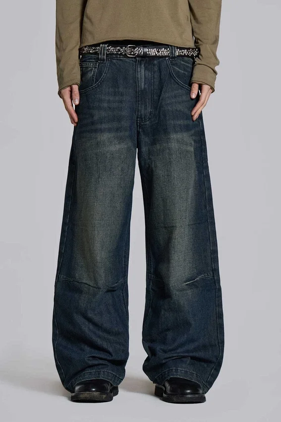 Mid Blue Slub Colossus Jeans