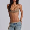 Mirielle PU Leather Bra Top