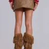 Mirielle PU Leather Mini Skirt