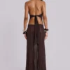 Moara Knit Plunge Maxi Dress