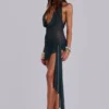 Moara Knit Plunge Mini Dress
