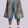 Mud Wash Colossus Jorts
