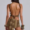 Myrica Mirror Mini Shorts