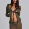 Naia Knit Hooded Mini Dress