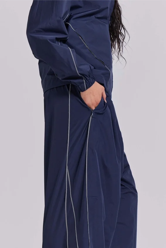 Navy Vapor Tracksuit Bottoms