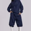 Navy Vapor Tracksuit Bottoms