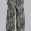 Needle Punch Woodland Camo Colossus Jeans