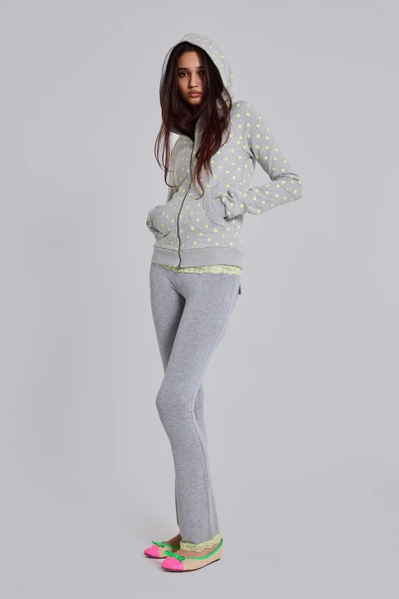 Cassia Lace Jersey Bootcut Trousers