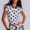 No.13 Polka Dot Football Mini Shorts