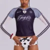 No.13 Polka Dot Football Mini Shorts