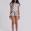 No.13 Polka Dot Football Mini Shorts