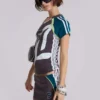 No. 5 Lace Up Football Baby Tee