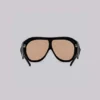 Noctra XL Stud Sunglasses in Amber