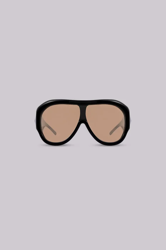 Noctra XL Stud Sunglasses in Amber