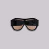 Noctra XL Stud Sunglasses in Amber