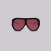 Noctra XL Stud Sunglasses in Damson