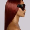 Noctra XL Stud Sunglasses in Damson