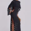 Noir Knit Maxi Dress in Black