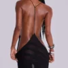 Noir Knit Maxi Dress in Black