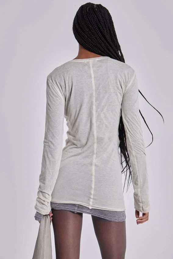 Oatmeal Mist Mini Dress